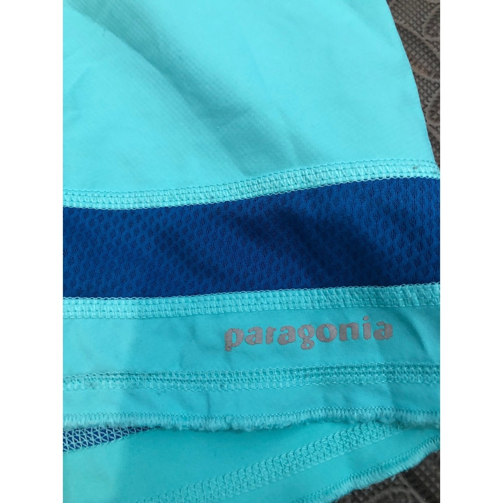 Patagonia Skort Womens M Turquoise Blue Running Athletic Skirt 23110 - Picture 2 of 10